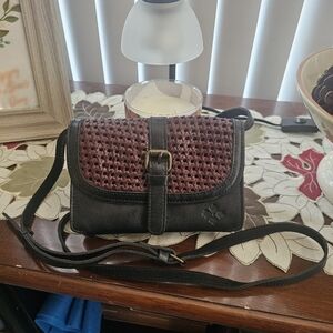 Patricia NASH•Woven Flap Wallet On A Strap